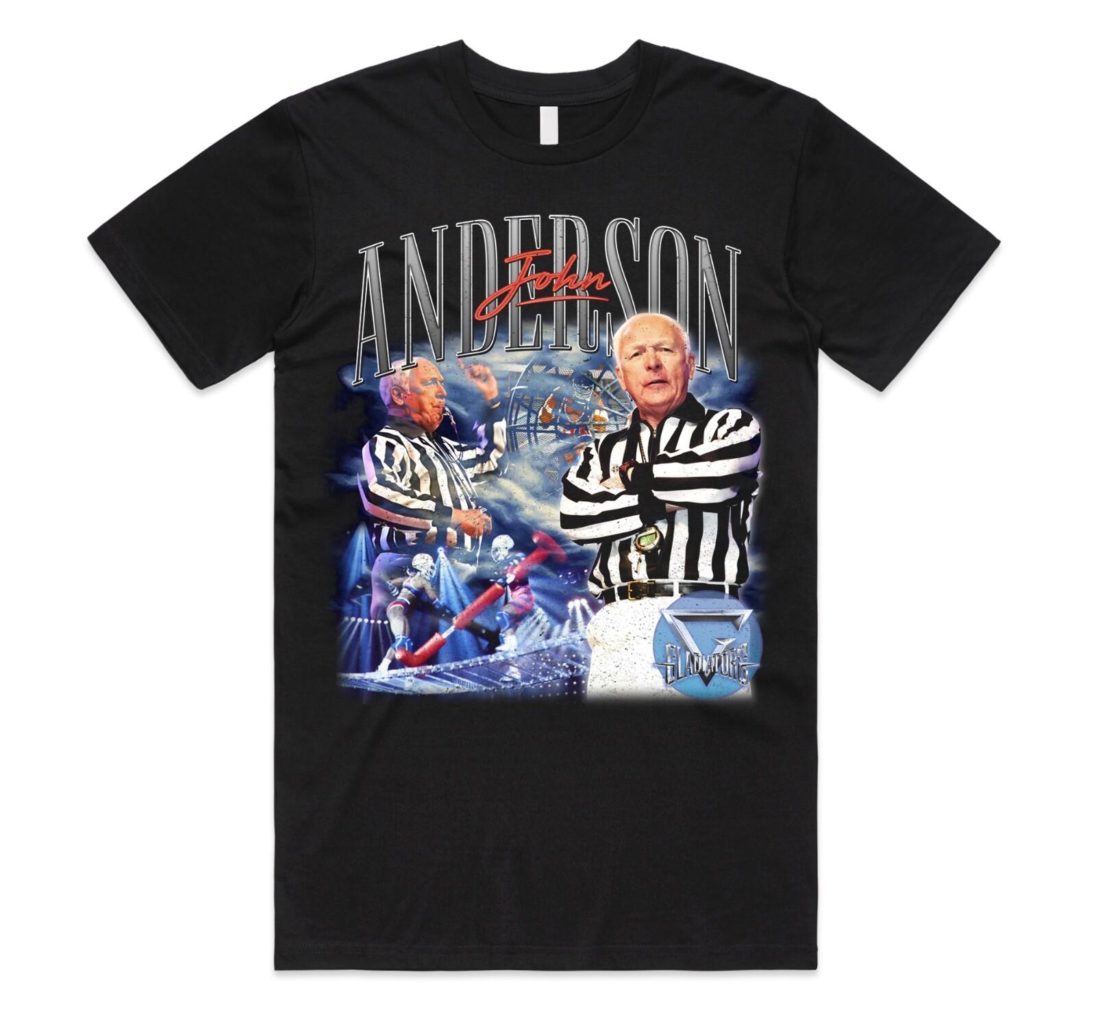John Anderson Homage T-shirt Top 90s Retro TV Show Ref Vintage The Wolf Gift S
