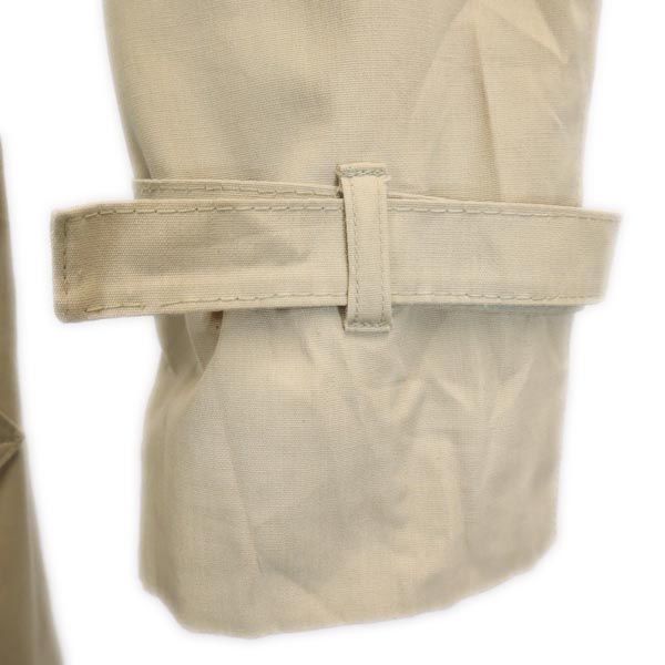 LONDON FOG 80s Vintage Long Sleeve Trench Coat 8 Khaki Back Check Women Used