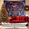 Custom Name Personalized Horror Theme Chucky Print Tapestry, Wall Art Decor, Bedroom, Dorm, Apartment, LivingRoom, Party Backdrop, Gift for Birthday