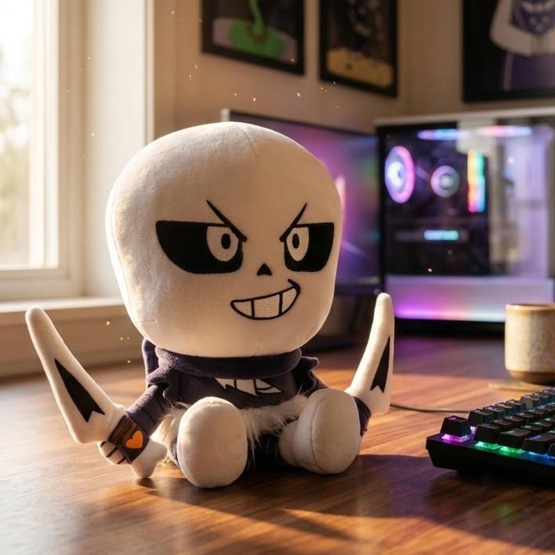 Peluche Undertale Cross Sans Giocattolo Peluche Cartoon XTale Underverse AU Bambola Ripiena Giocattolo da Collezione Regalo Per i Fan