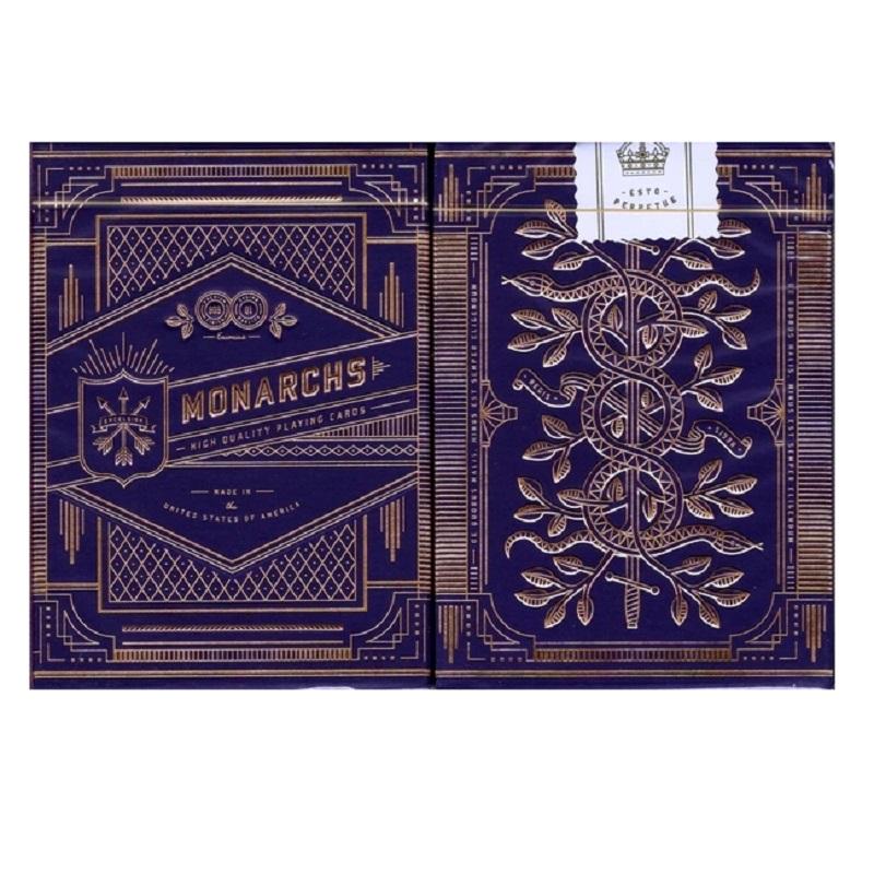 

Theory11 Monarch Игральные карты Bicycle Monarchs Deck Poker Размер Карточные игры Волшебные трюки фиолетовый