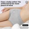 Large Size Women Spring and Autumn Cotton Can Reduce HPV High Waist Breathable 10A Antibacterial Extended Crotch Small Boxer Briefs