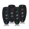 2026 New Silicone Car Key Pack for Ford ST Fiesta Focus Mondeo Ecosport Kuga Edge Escape Metallic Car Key Fob Case Accessories