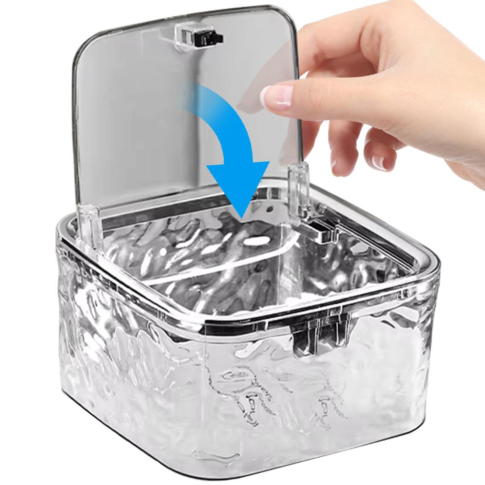 Hair Accessories Organizer Clear Hair Tie Organizer Large Capacity Desktop Storage Box Countertop Holder Box for Headband Bows