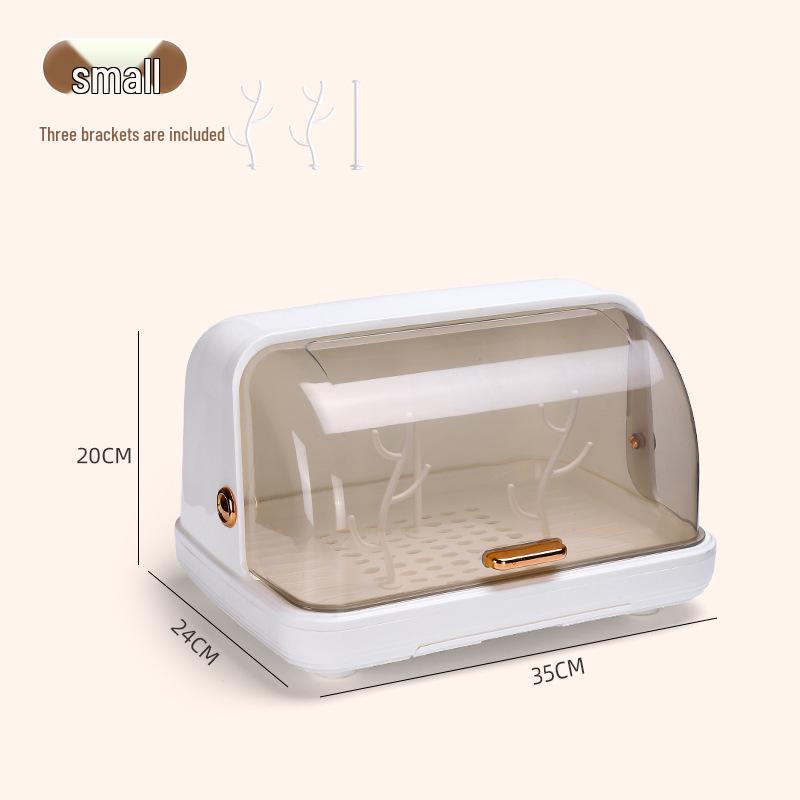 Glass Cup Drying Rack and Dustproof Holder for Wine and Water Glasses