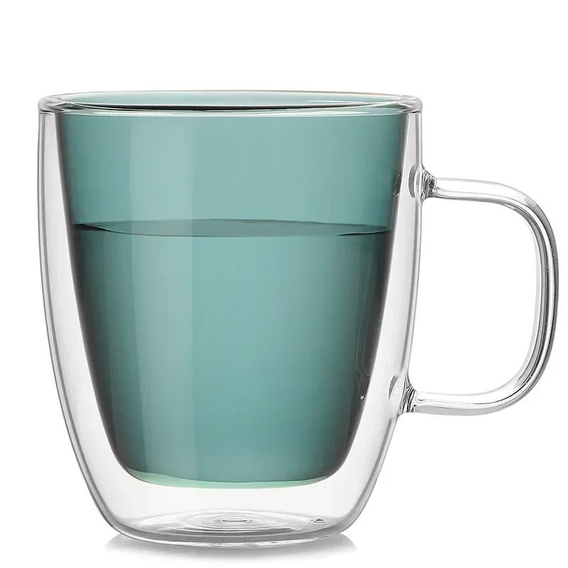 Whiskey Beer Glasses, Multi-color Wine Glass, Tea Cup, Coffee Cups, Cocktail Holder Mug, Double Wall Mugs, Wineglass for Vodka