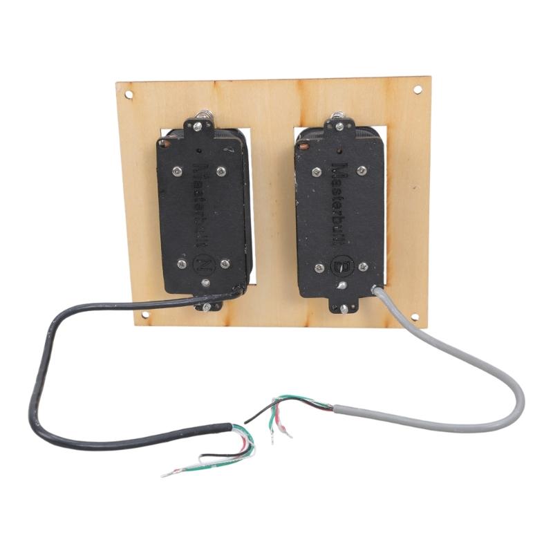 Guitar Pickup Cover Transducer Neck Bridge 2Pcs Double Coil Pickup Playing Parts