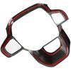 Korlot Carbon Fiber Style Interior Steering Wheel Cover Trim Accessories for 2024-2026 Ford Ranger