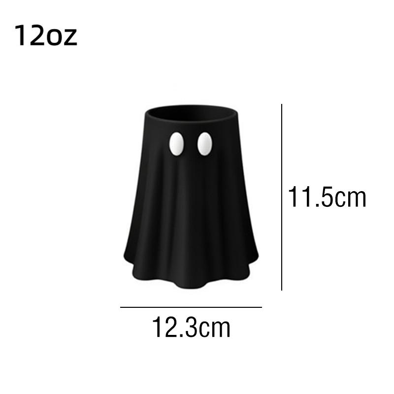 Halloween Ghost Shaped Can Holder 3D Printed Beverage Beer Soda Can Stand Spooky Drink Caddy for Party Decor Fun Desk Ornament