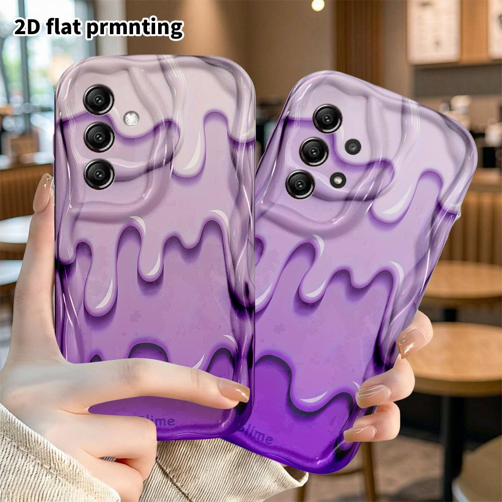 Phone case: 2D flat, suitable for Samsung Galaxy A34 A35 M05 M06 S20 S22 S21 FE Plus 5G protective case, fluid resin, perfect Christmas and Halloween 