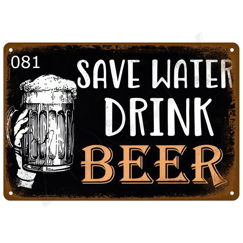 Vintage Metallschilder Blechschild Poster Man Cave Bar Retro Wandkunst Wandbild Outdoor Haus Badezimmer Heimzimmer Dekorationen Dekor