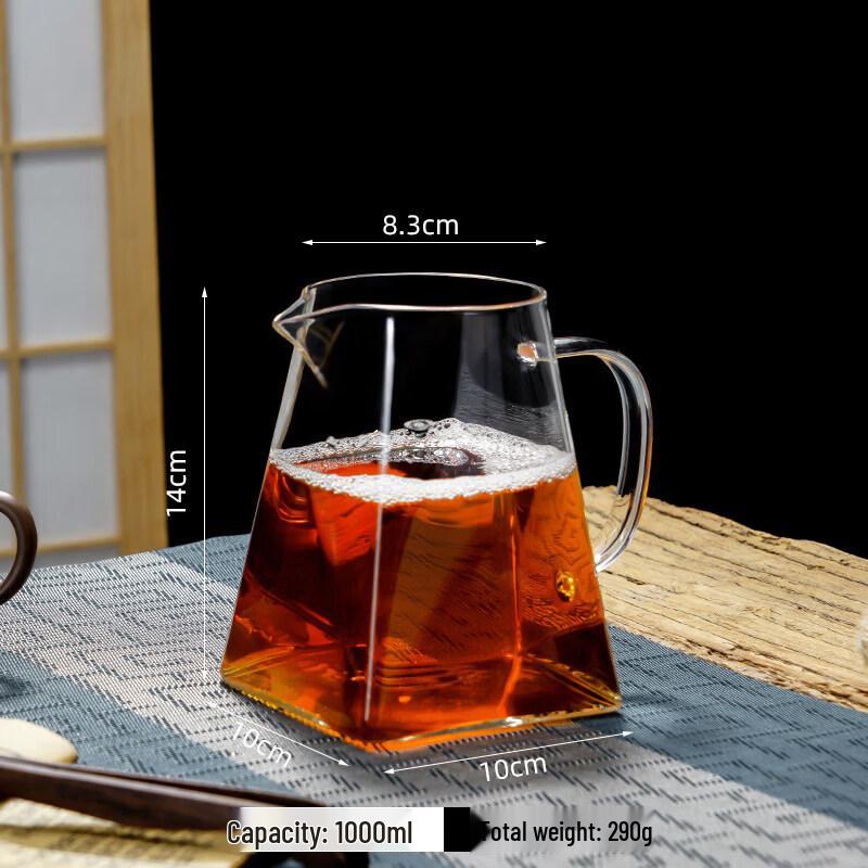 Yuluo Lando High Borosilicate Glass Hammered Tea Pitcher