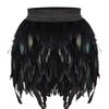 Irregular Dance Skirt Gothic Festival Carnival Party Dance Summer Women's Fashion Feather Skirt Bar Jazz Multi-color Short Skirt