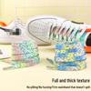 Fluorescent Leopard Tie-Dye Shoelaces for AJ1, AF1, Canvas Unisex Shoes