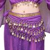 with Gold Color Coin Women Belt Skirt Tassel Belly Dance Belt Fashion Waist Chain  Show Costumes