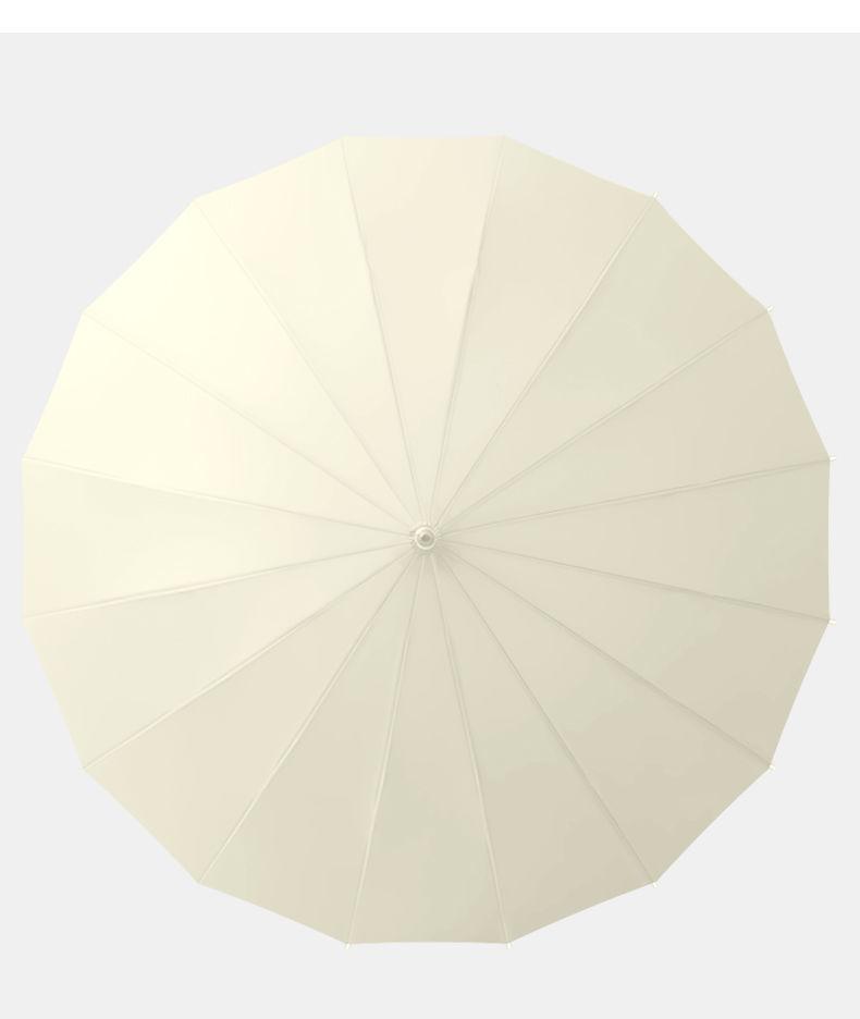 Mido 16 Bone Water Blooming Umbrella Female Long Handle Double Sunny Umbrella Large Automatic Windproof Umbrella for Male and Female Students