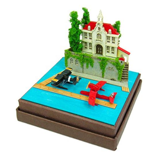 Sankei Studio Ghibli mini Porco Rosso Adriano and the Seaplane Papercraft Non-scale MP07-21