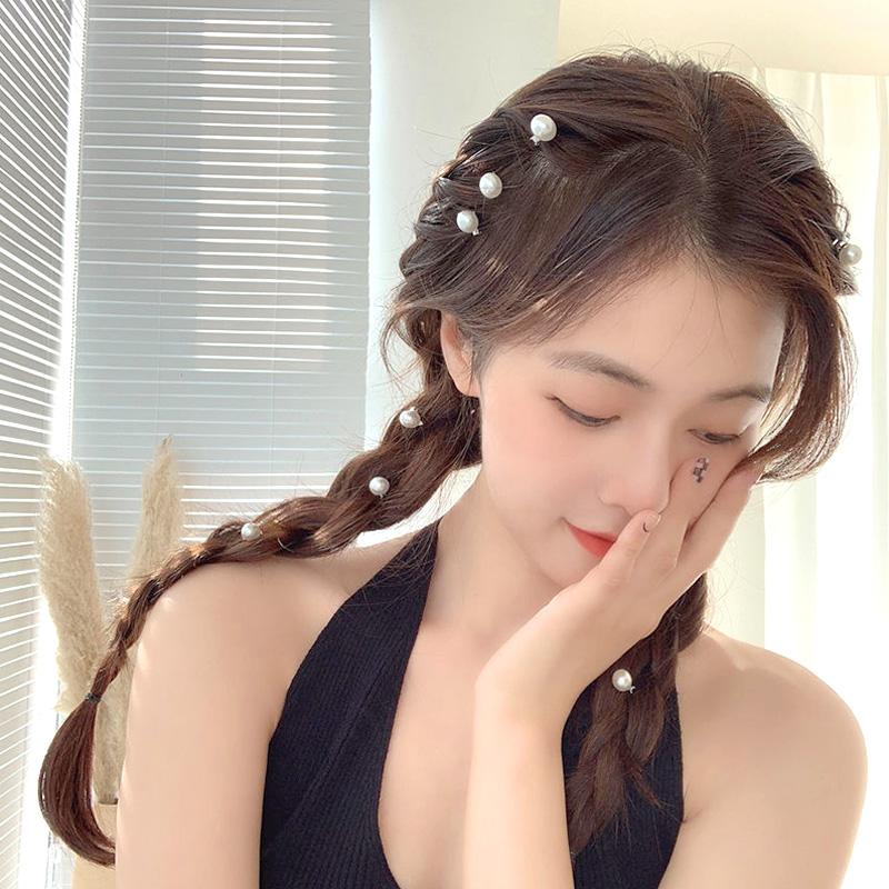 

5 шт., аксессуары для волос, женские заколки для волос с жемчугом, новые дреды, милые искусственные девушки, простая заколка для волос