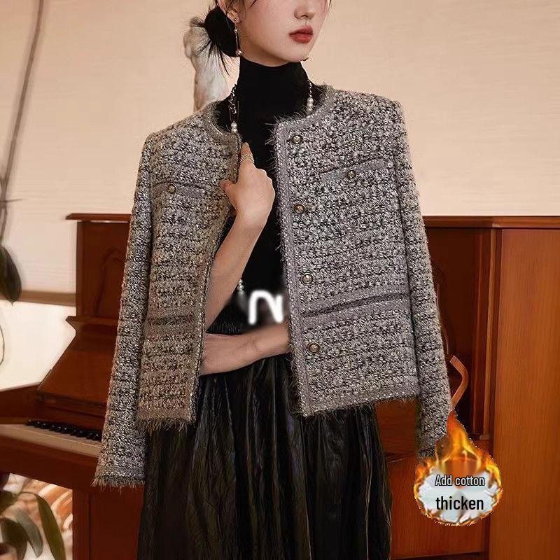 Women's French Bouclé Jacket, Fall/Winter 2025 Arrival, Elegant Woven Style