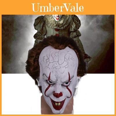Authentic Stephen King's It Pennywise Latex Mask Perfect For Halloween Cosplay Events