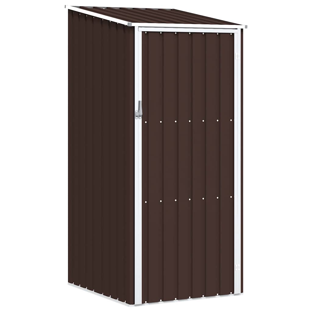 vidaXL Gerätehaus Braun 87x98x159 cm Verzinkter Stahl braun