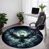 1pc Moonlit Owl Chair Carpet for Office Non-Slip Mat for Office - Decorative Floor Mat  Yy251030192