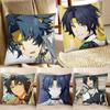 1pc Game Asaba Harumasa Zenless Zone Zero Pillow Case Fashion Square Pillowcase Bedroom Sofa Room Ins Decoration Leisure