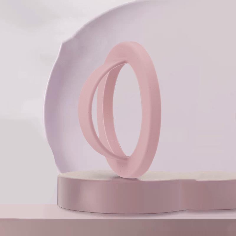 Magnetic Silicone Comfortable Circular Grip Phone Holder Powerful Grip For Phone 16 15/14/13/ 12 Android