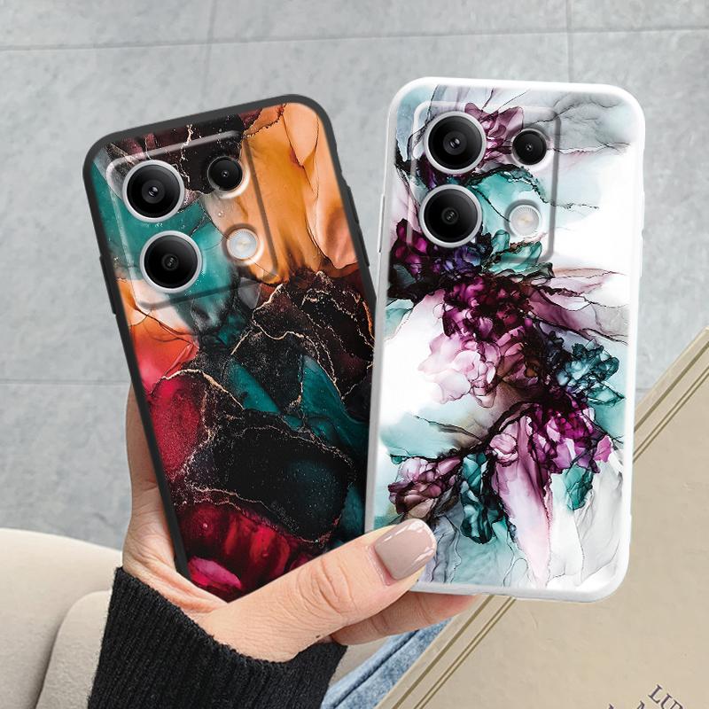 Luxury Case For Redmi Note 13 Pro 4G 5G Fundas Marble Fashion Pattern Soft TPU Protection Cover For Xiaomi Redmi Note14 Pro Capa