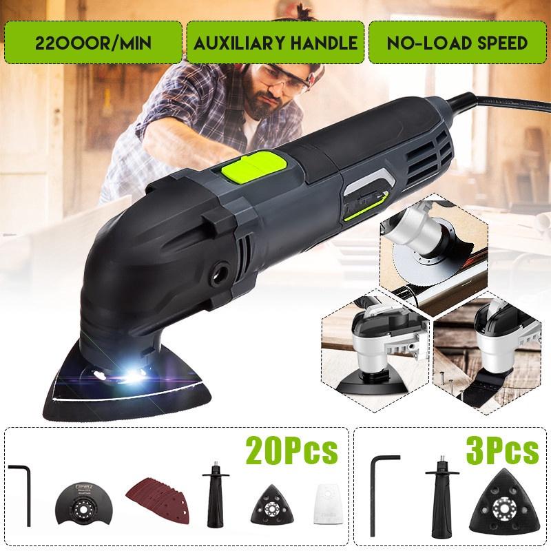 DIY Multi-function Electric Trimmer Renovator Oscillating Woodworking Tools Home Variable Speed Cutter Electric Trimmer
