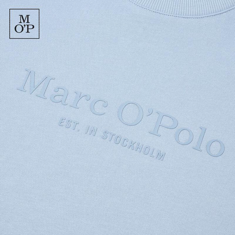 Marc O'Polo Men's Classic Logo Loose Fit Round Neck Sweatshirt