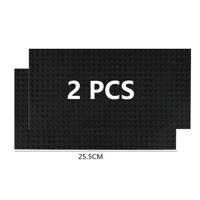 2Pcs Base Plate 32*32 32*16 Studs Classic Figures Building Blocks Plates Bricks Baseplate Blocks Children Toys For Kid Gifts