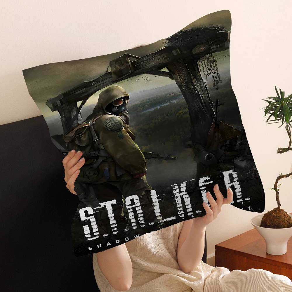 STALKER Heart of CChornoby Cushion Cover Pillow Cover Decor Pillowcase Printed Cushion Case for Couch