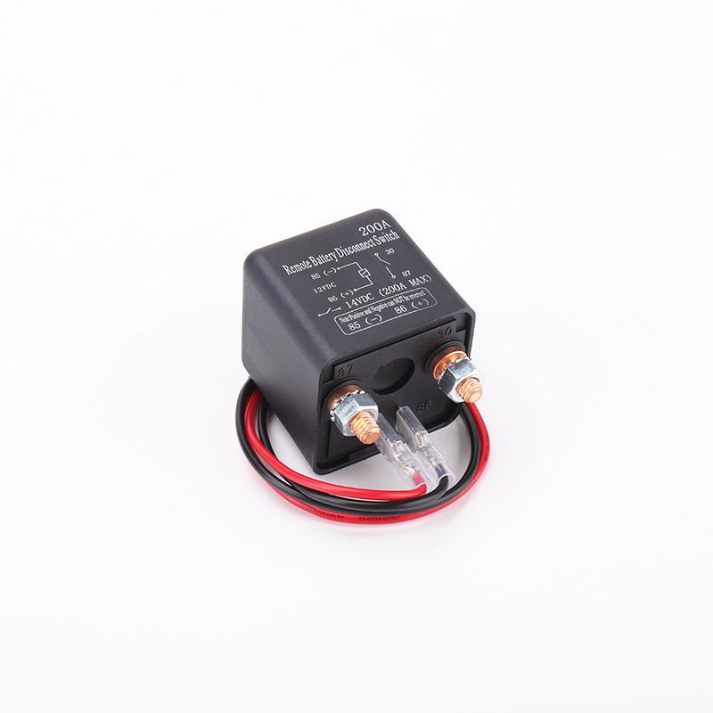 Car Battery Isolator Ignition Cut Off Switch Relay Intelligent Remote Control For Boat RV Truck Motorcycle Accessories 200A 12V