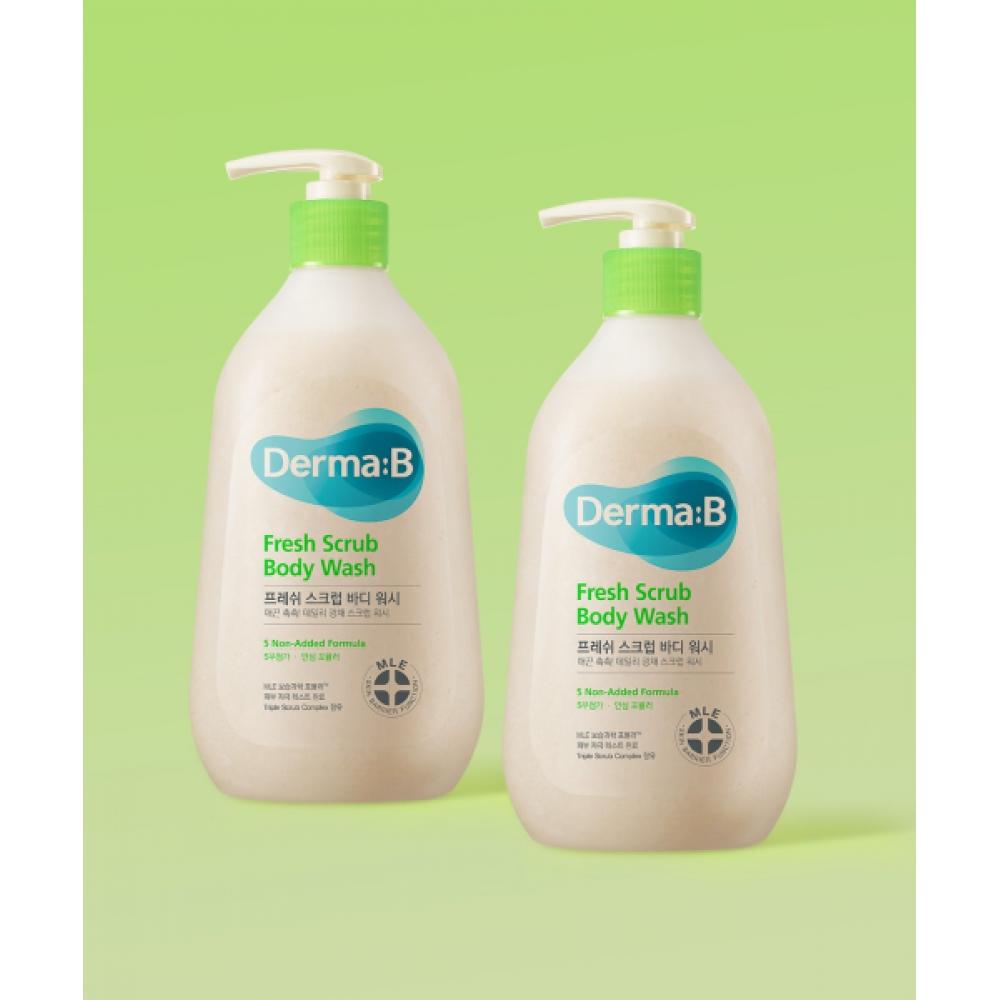 Dermab Fresh Scrub Body Wash 420mlx 2 NONE