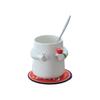 Creative Couple Ceramic Cup Cute Girlfriend Water Cup Home Office Coffee Cup Than Heart Lucky Grass Cup