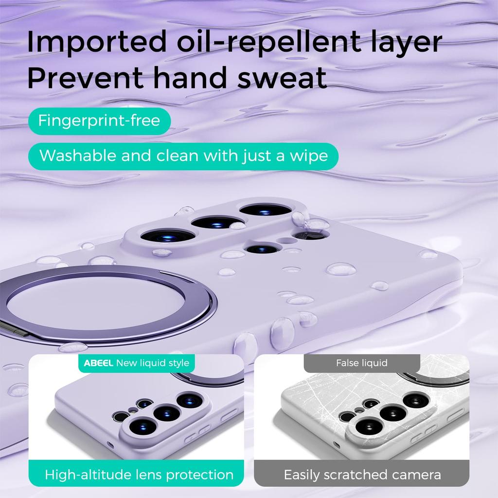 Magnetic Phone Case for Samsung Galaxy S26 Ultra&Pro S26Edge A57 A37 A36 5G Camera Lens Bumper Bracket Liquid Silicone Cover