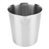 Messbecher aus Edelstahl Milchaufschäumkännchen mit Oz/ml-Markierung Milchaufschäumbecher mit Griff 1000 ml