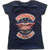 Robo Santa Aerosmith Band TShirt Cotton Graphic Tee Unisex Women Summer Streetwear