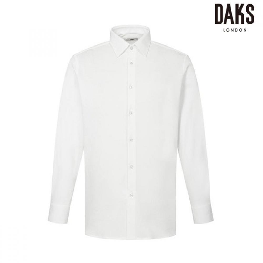 DakS Men S Cotton Blend jerSey Solid Regular Fit dreSS Shirt dmp1Shdl184a1 white/95