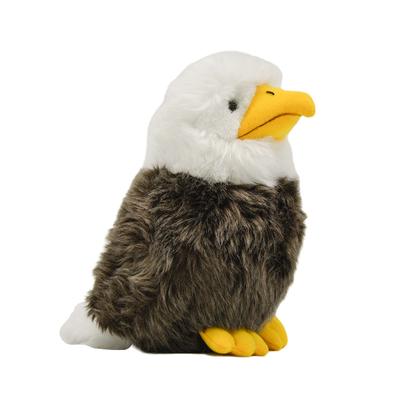 Stuffed Plush Toy Bald Eagle Bird Simulation Dolls Cute Lovely Haliaeetus Leucocephalus Animals Soft Child Kids Gift Collection