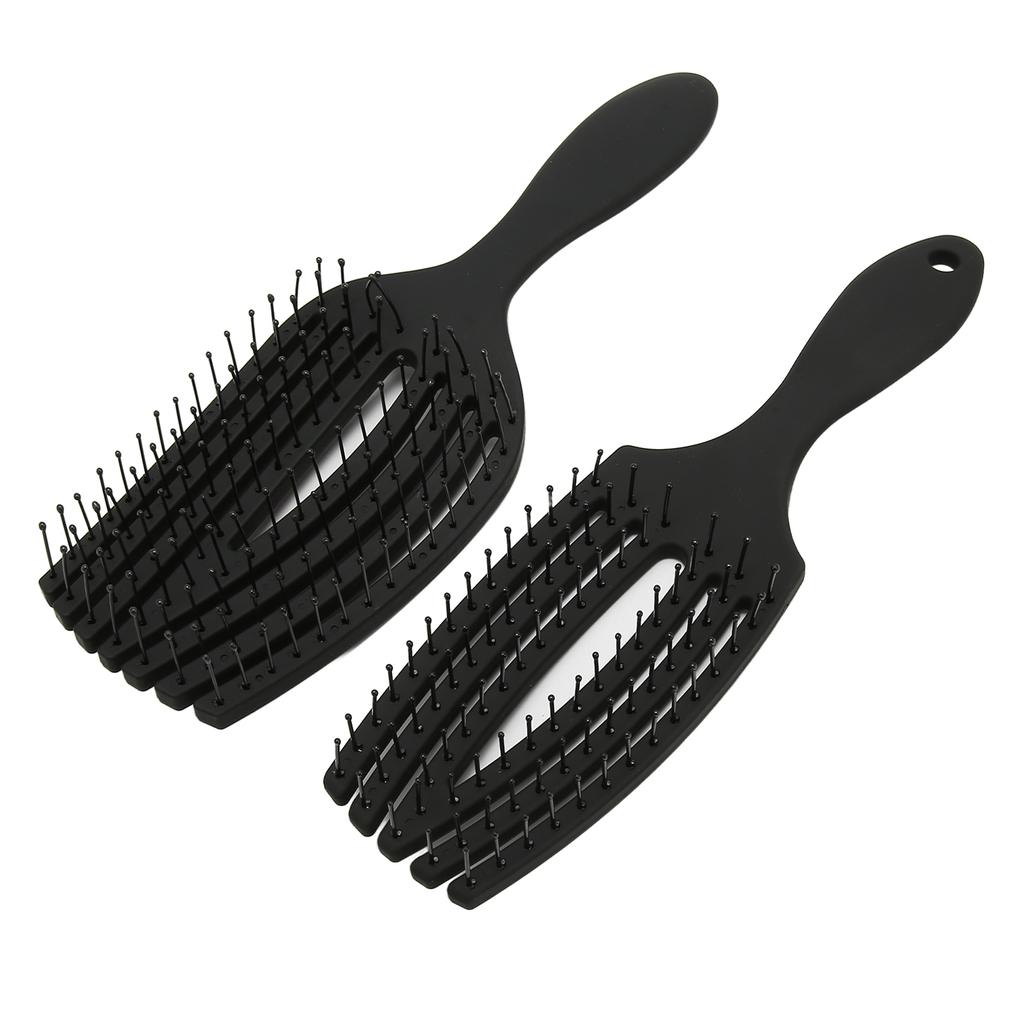 2pcs 8 Row Comb Set Detangling Massage Dry Wet Hair Styling 6 Row Styling Comb Kit for Beauty Salon