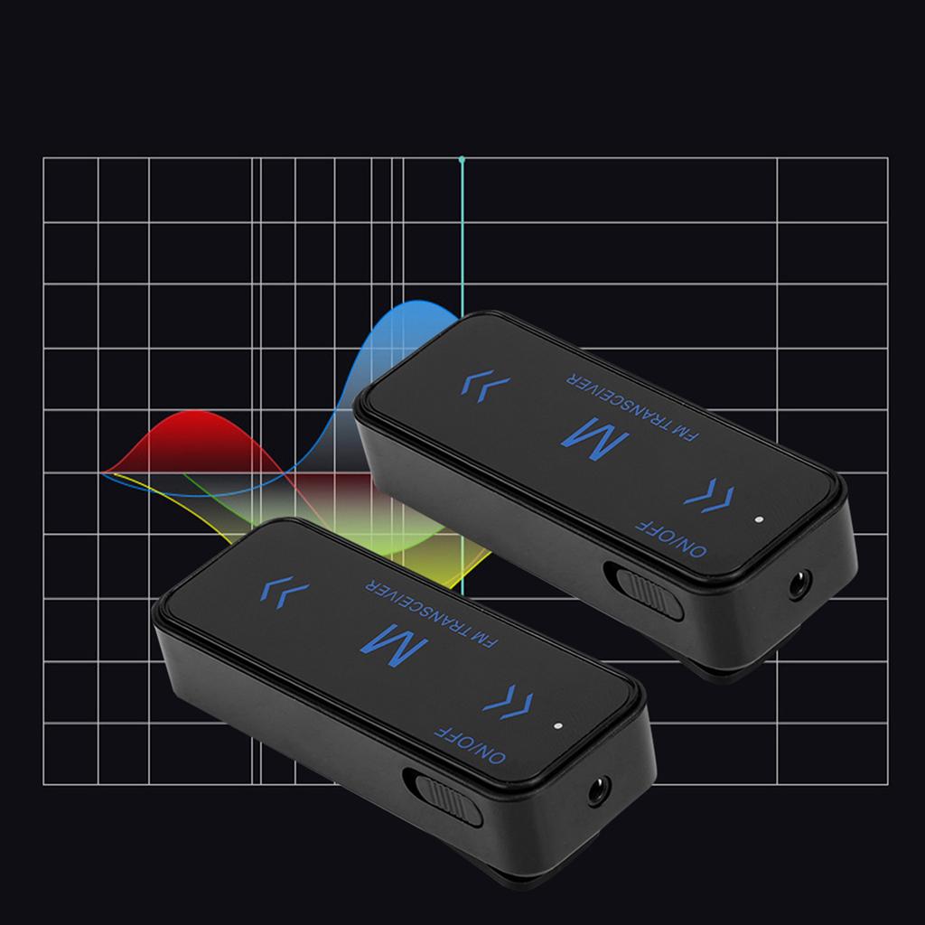 2 Pcs Mini Walkie Talkie Business Intercom 2 Way Radio with 1‑3km Communication Distance