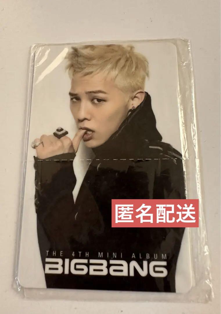 

[Б/У] BIGBANG MINI4 Торговая карта Только G-DRAGON Редкая Квон Джи-Ён