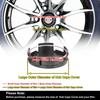 FOUR 62mm 4 Lugs Car Wheel Center Caps Hub Cover Caps Protectors Universal