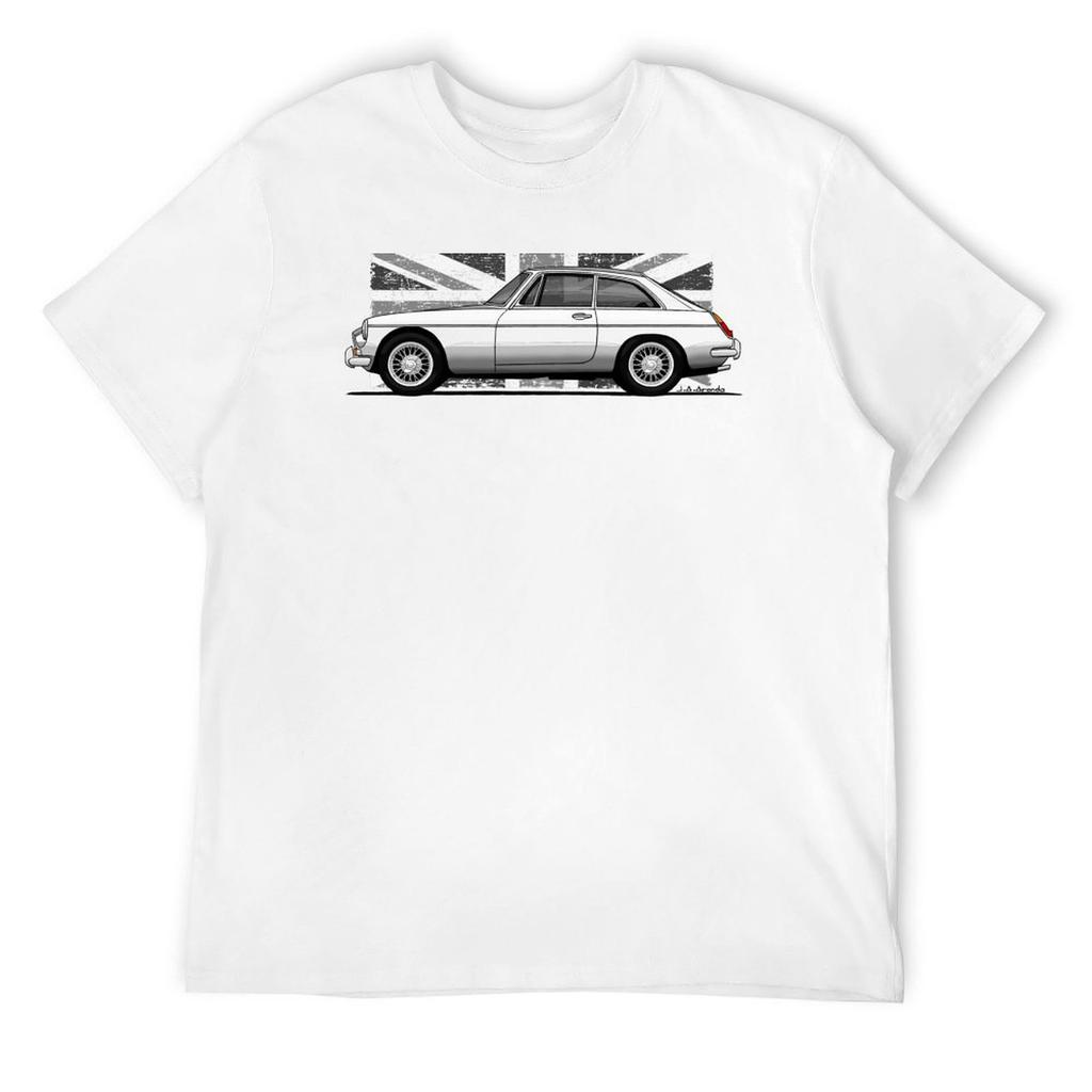 Copy of My Drawing of the Green MGB GT BRG T-Shirt Boys Whites Designer Shirts Aesthetic Clothes Big and Tall T Shirts for Men