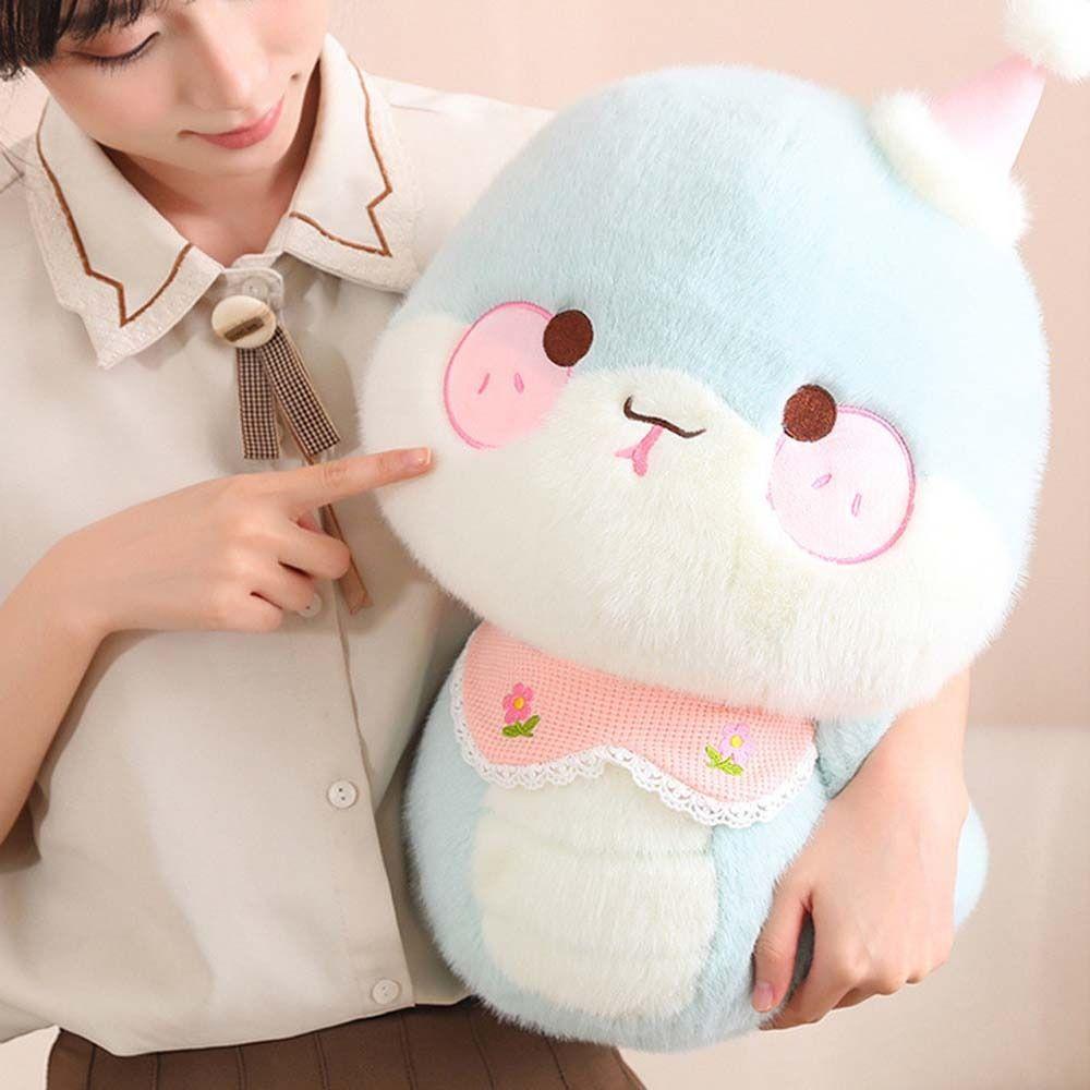 Stuffed Snake Plush Doll Toy Cute Lucky Snake Plushies Doll Company Annual Meeting