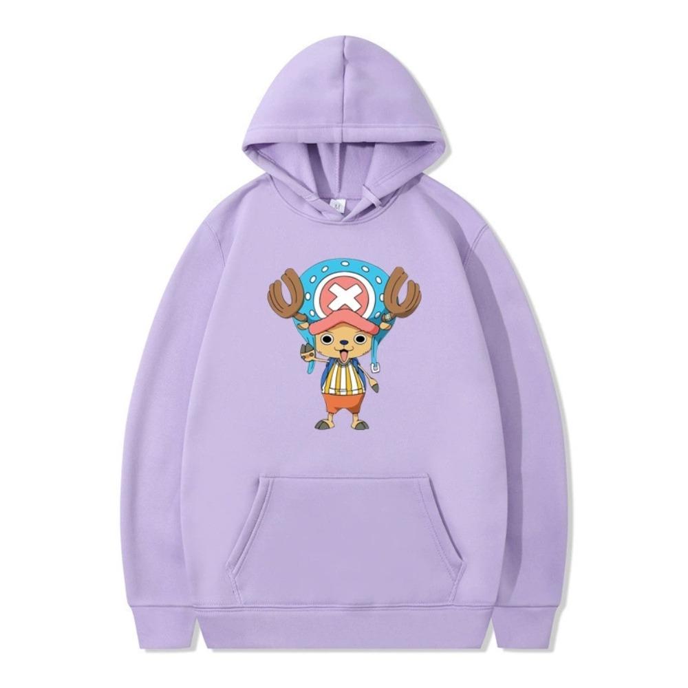 Mens Womens Hoodie ONE PIECE Anime Tony Tony Chopper Hoodies Streetwear Casual Cartoon Printed Hooded Pullover Sweatshirts