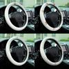 Women's Car Steering Wheel Cover Anti Slip Durable Cute Cartoon Bear Cars Steering Wheel Covers Universal Auto Handle Decoration