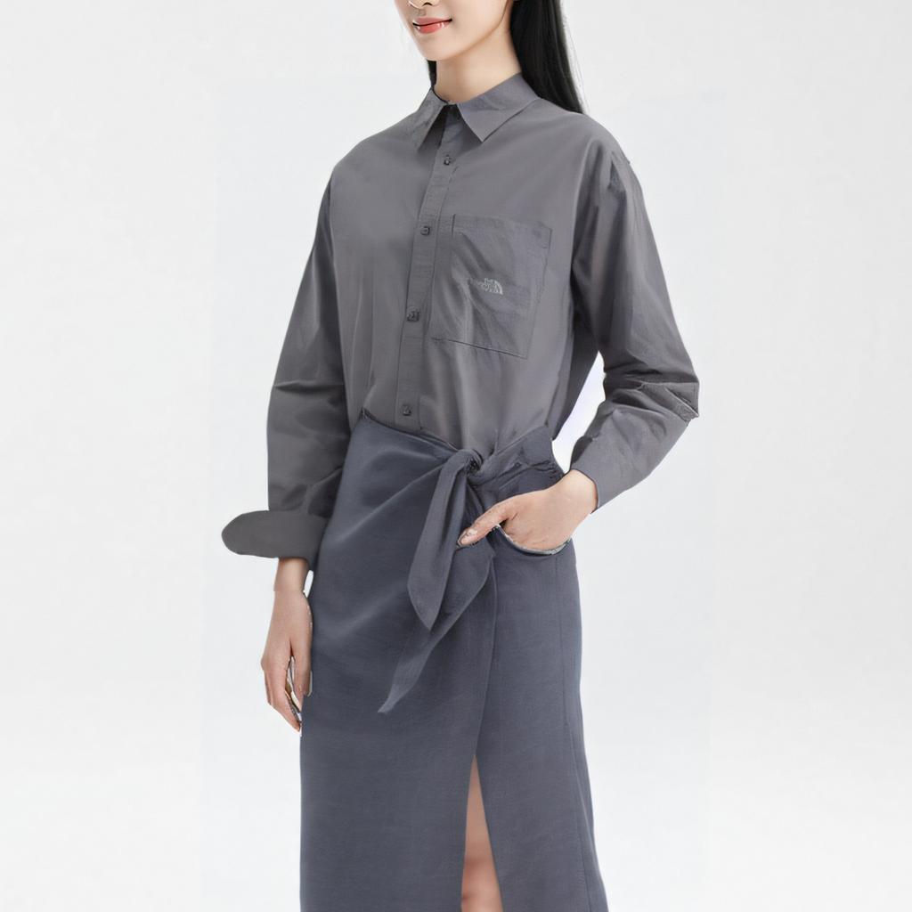 THE NORTH FACE Shirt Unisex Gray NH8LP02A